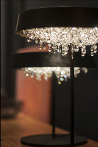 table lamp / contemporary / crystal / handmade