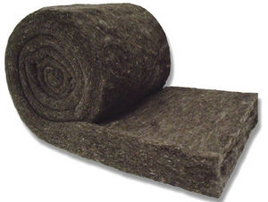 thermal-acoustic insulation / sheep wool / interior / roll