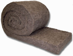 thermal-acoustic insulation / sheep wool / interior / roll