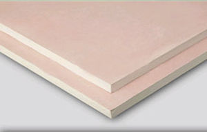 high-resistance plasterboard / fire-retardant
