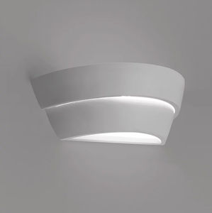 contemporary wall light / plaster / LED / halogen