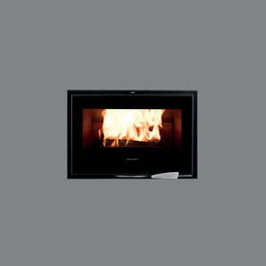 contemporary fireplace surround / steel
