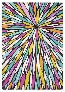 contemporary rug / wool / patterned