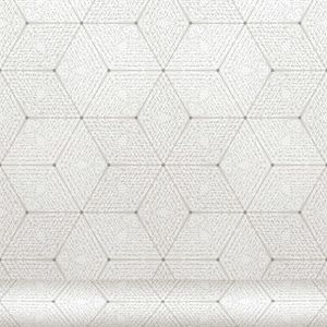 contemporary wallpaper / geometric / 3D effect