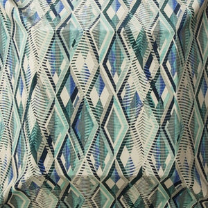 upholstery fabric / geometric pattern / cotton / viscose