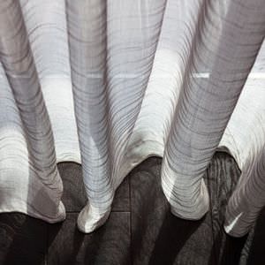plain sheer curtain fabric / polyester