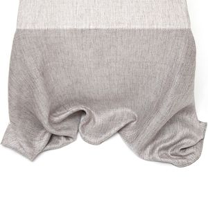 plain sheer curtain fabric / polyester / linen