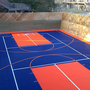 polypropylene flooring / for playgrounds / tertiary / tile