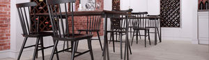 oak laminate flooring / walnut / elm / glued