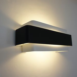 minimalist design wall light / aluminum / incandescent / rectangular