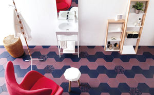 indoor tile / floor / ceramic / arabesque