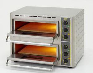 commercial oven / electric / pizza / 2-chamber