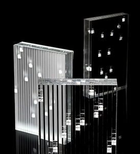 decorative panel / acrylic / wall-mounted / matte