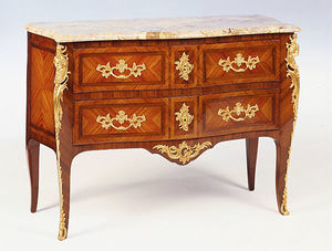 classic chest of drawers / wooden / custom / brown