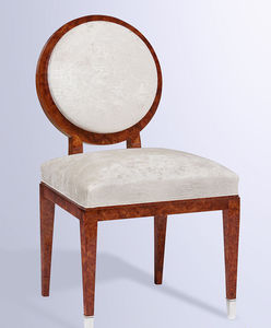 classic chair / custom / medallion / wooden