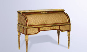classic secretary desk / wooden / marble