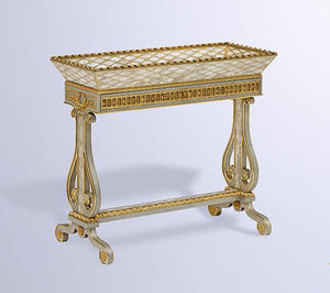 classic sideboard table / brass / rectangular / commercial