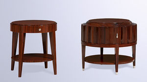 pedestal table / Art Deco / ash / palisander