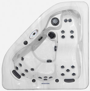 above-ground hot tub / corner / 3-seater