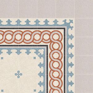 marble dust border tile / wall-mounted / for floors
