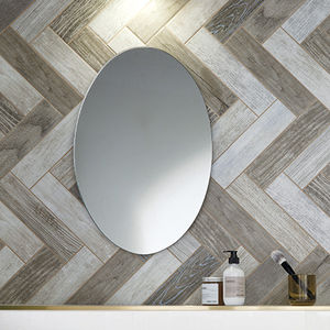 bathroom tile / wall / porcelain stoneware / rectangular