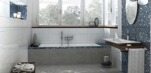 indoor mosaic tile / wall / floor / porcelain stoneware