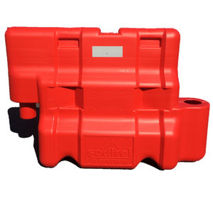protective barrier / fixed / plastic / for construction sites