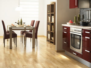 engineered parquet flooring / glued / floating / oak