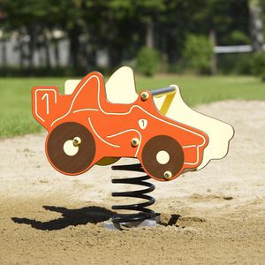 plastic spring rocker / HDPE / transport / 1-seat