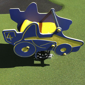 plastic spring rocker / HDPE / transport / 1-seat