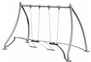steel swing / playground / double