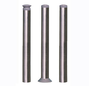 security bollard / stainless steel / high