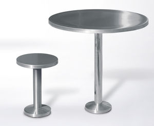 stainless steel table base / contemporary / commercial