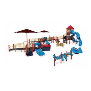 playground play structure / plastic