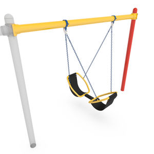 steel swing / aluminum / playground / double
