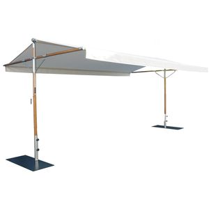free-standing awning / manual / double-slope