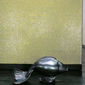 indoor mosaic tile / wall / glass / square