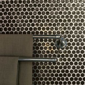 indoor mosaic tile / wall / glass / square