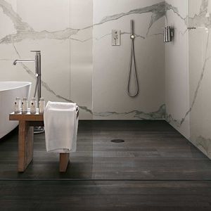 indoor tile / floor / porcelain stoneware / rectangular