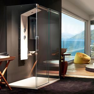 hydromassage cabin / glass / tempered