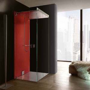 hydromassage cabin / glass / tempered