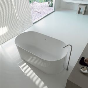 free-standing bathtub / oval / composite