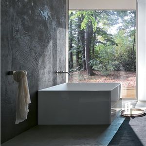 free-standing bathtub / square / composite