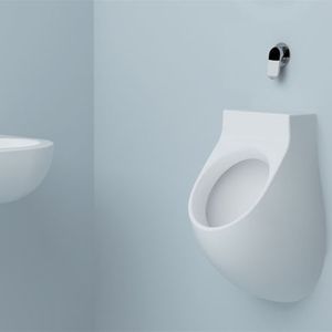 wall-mounted urinal / ceramic