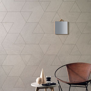 indoor tile / wall / porcelain stoneware / plain