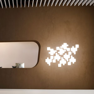original design wall light / metal / polyethylene / LED