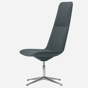 upholstered conference chair / swivel / adjustable / star base