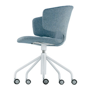 office chair / contemporary / with armrests / upholstered
