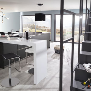 contemporary kitchen / slate / quartz / Corian®