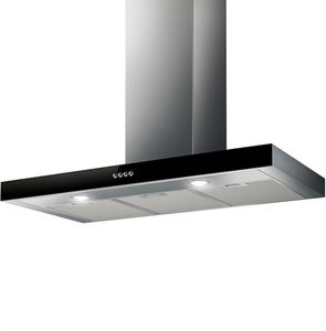 wall-mounted range hood / with built-in lighting